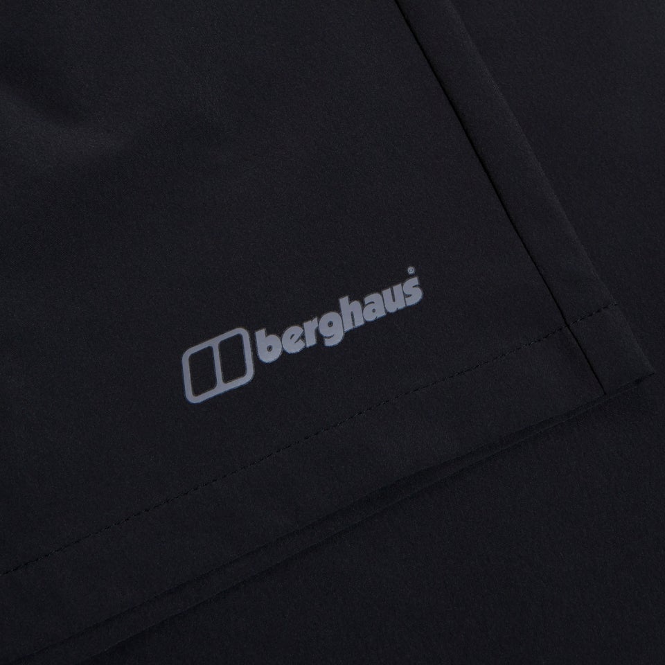 Wandermoor Herren-Windshorts Schwarz/Grau