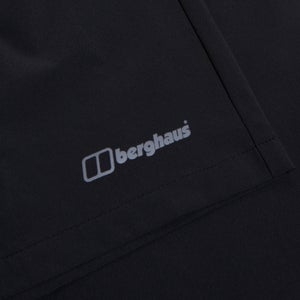 Wandermoor Herren-Windshorts Schwarz/Grau