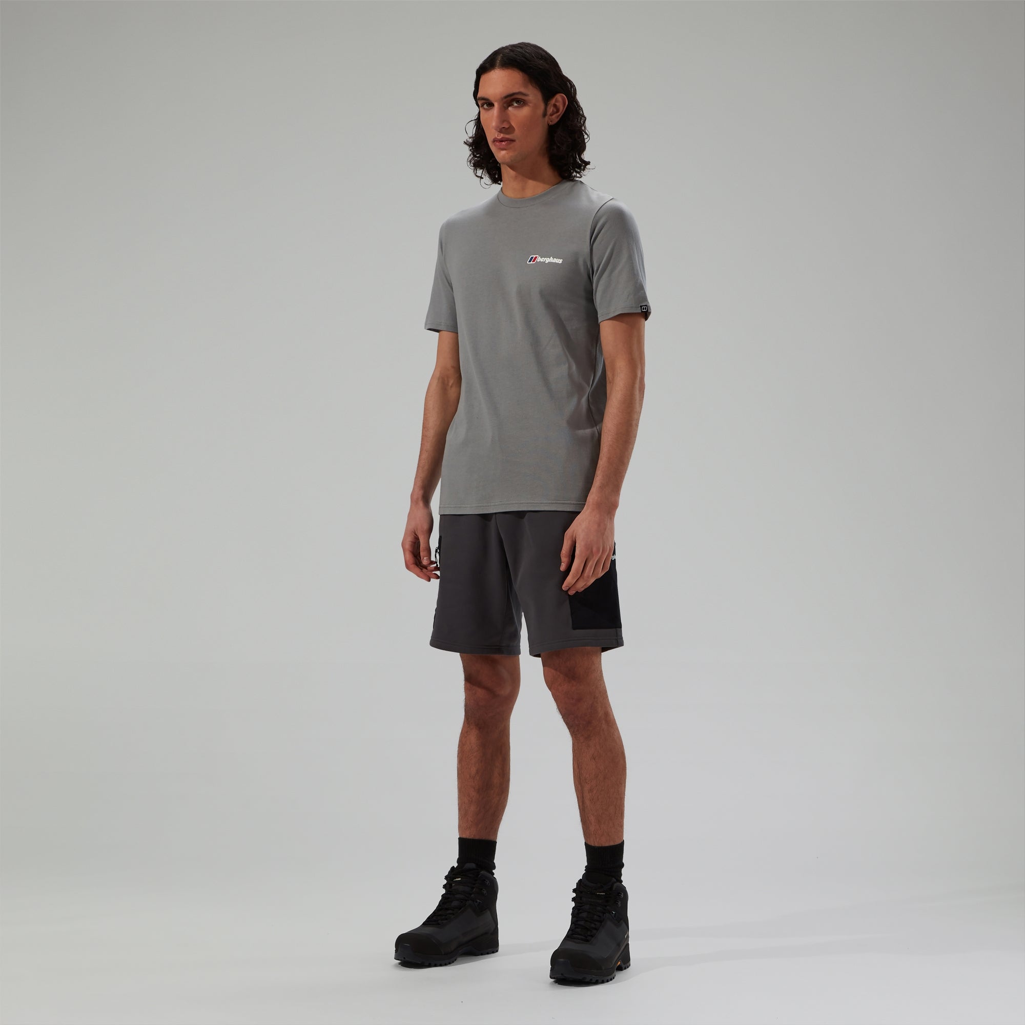 Men's MTN Lineation Short Sleeve T-Shirt - Grey
