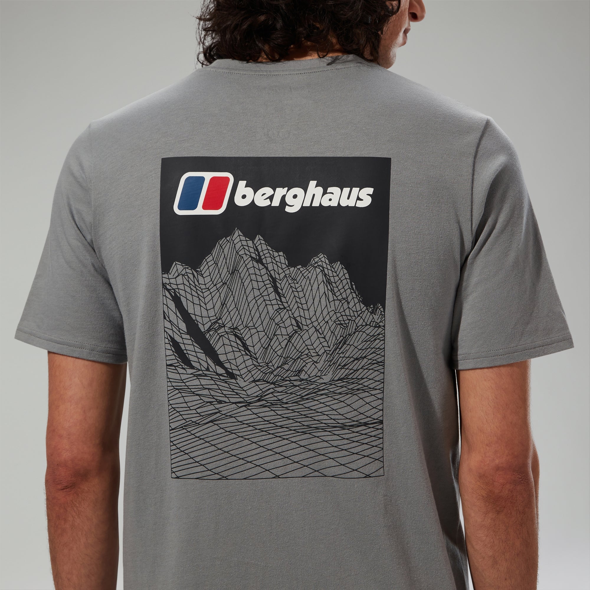 Men's MTN Lineation Short Sleeve T-Shirt - Grey