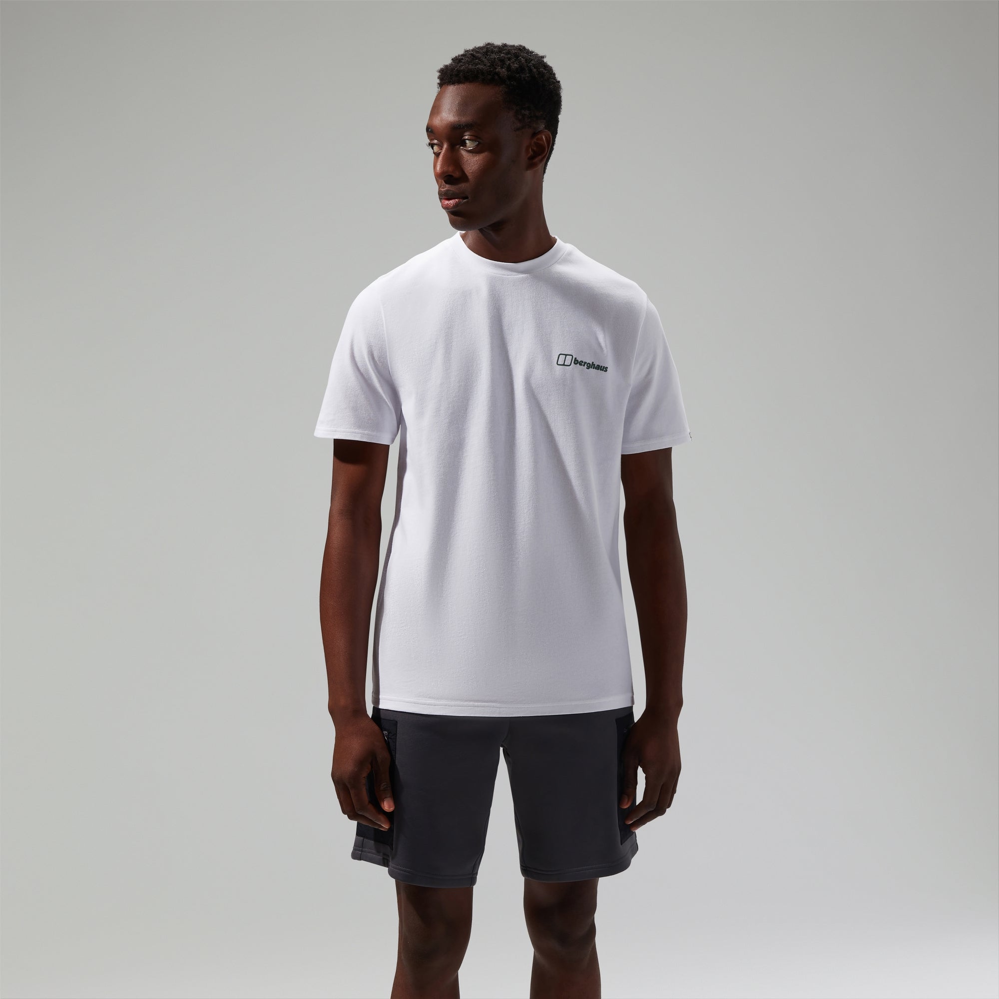 MTN Silhouette Herren-T-Shirt Weiß