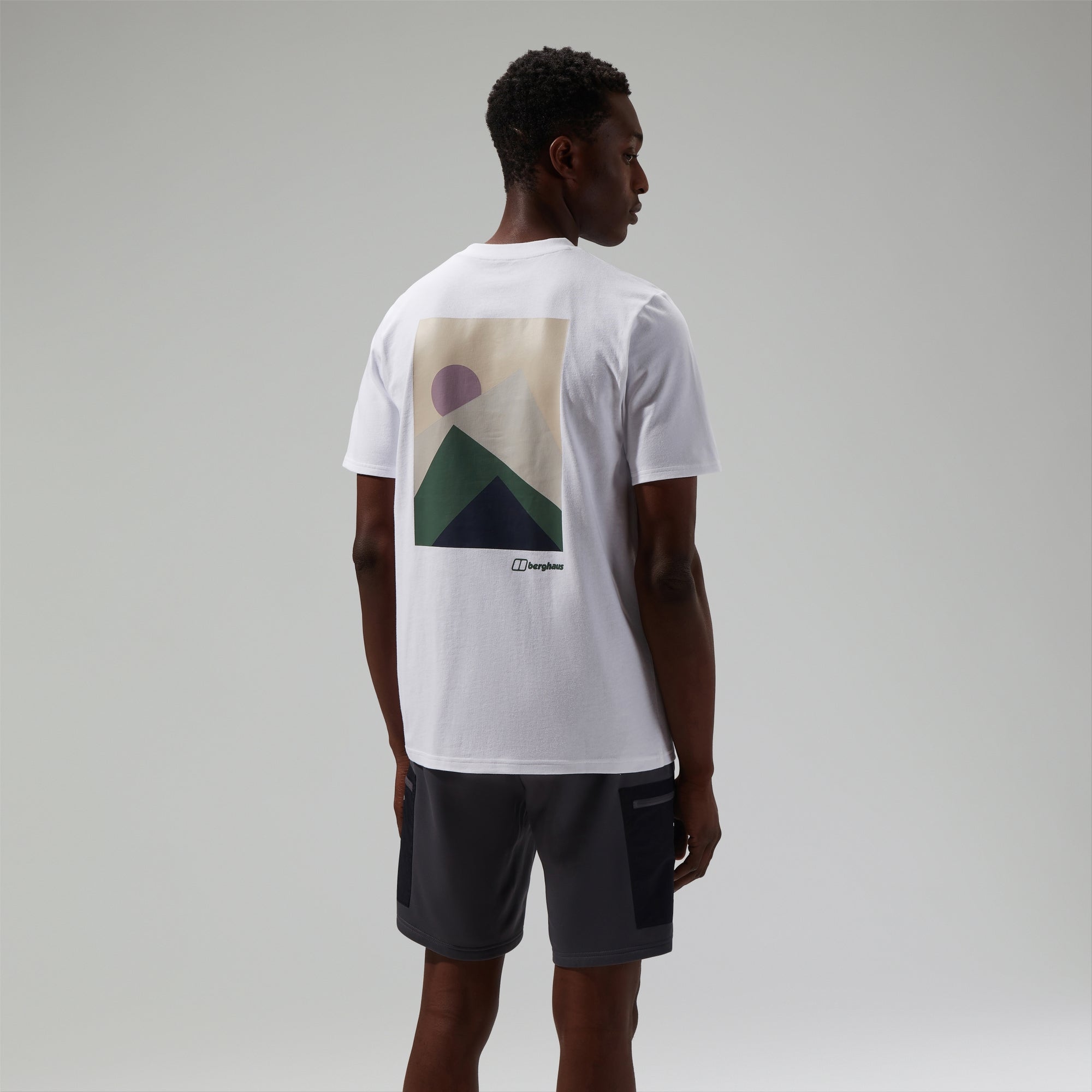 MTN Silhouette Herren-T-Shirt Weiß