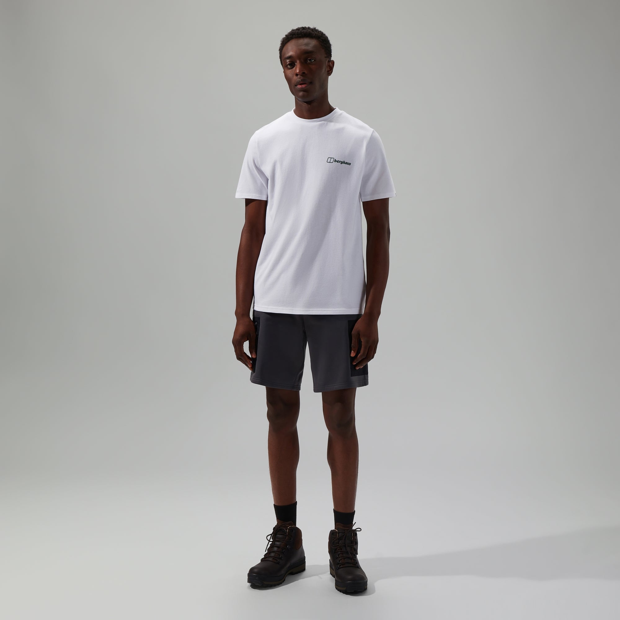 MTN Silhouette Herren-T-Shirt Weiß