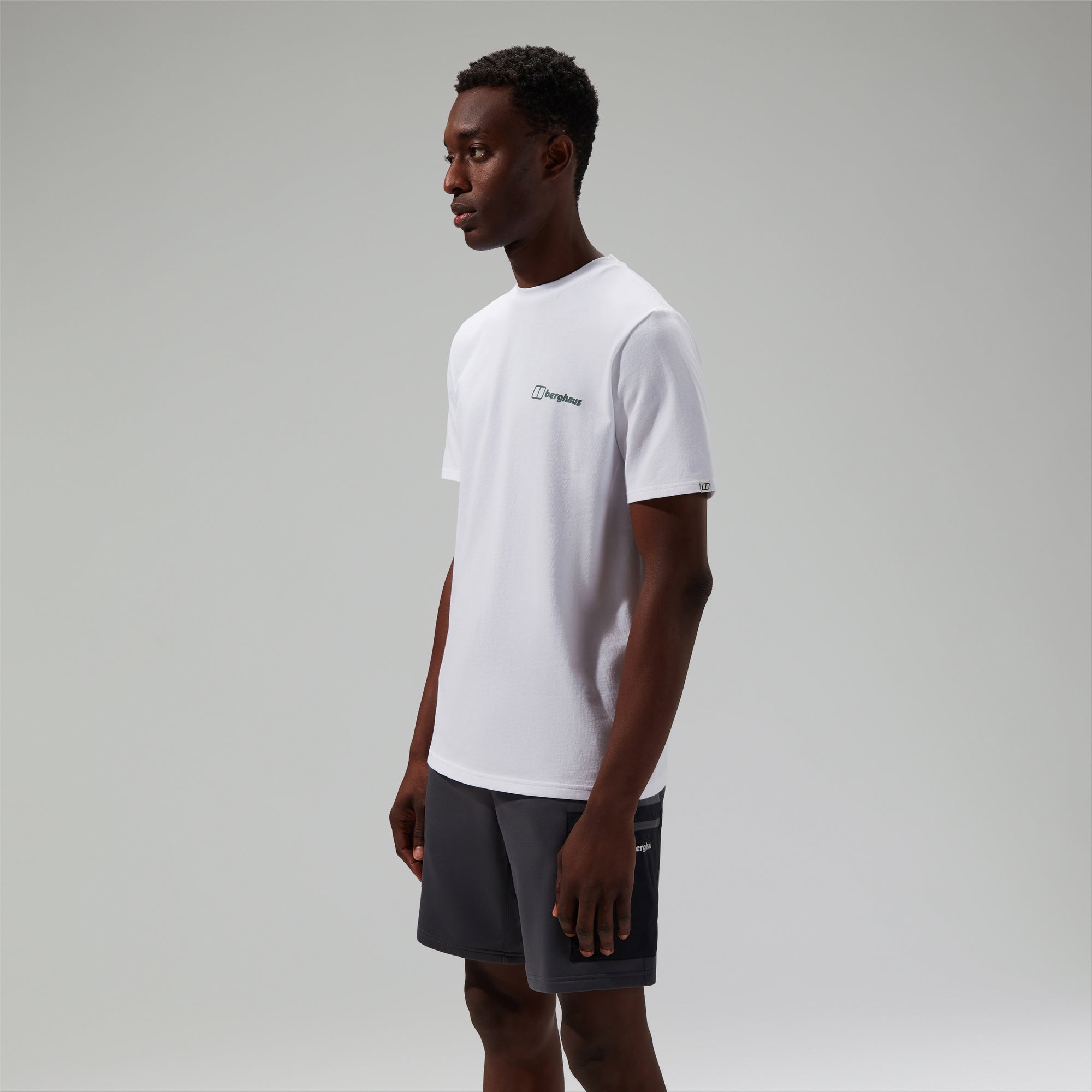 MTN Silhouette Herren-T-Shirt Weiß