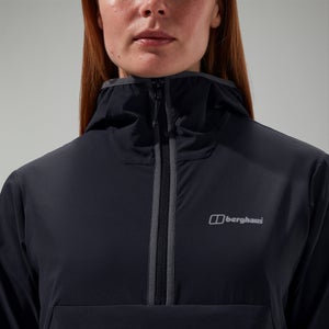 Women's Wandermoor Wind Smock Black/Grey