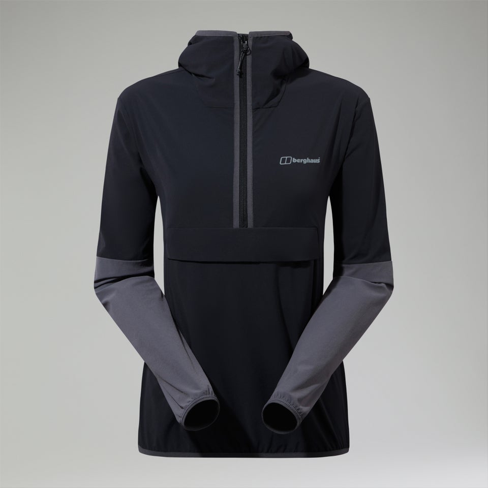 Women's Wandermoor Wind Smock Black/Grey
