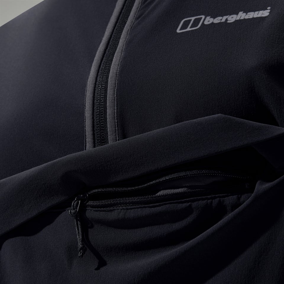 Women's Wandermoor Wind Smock Black/Grey