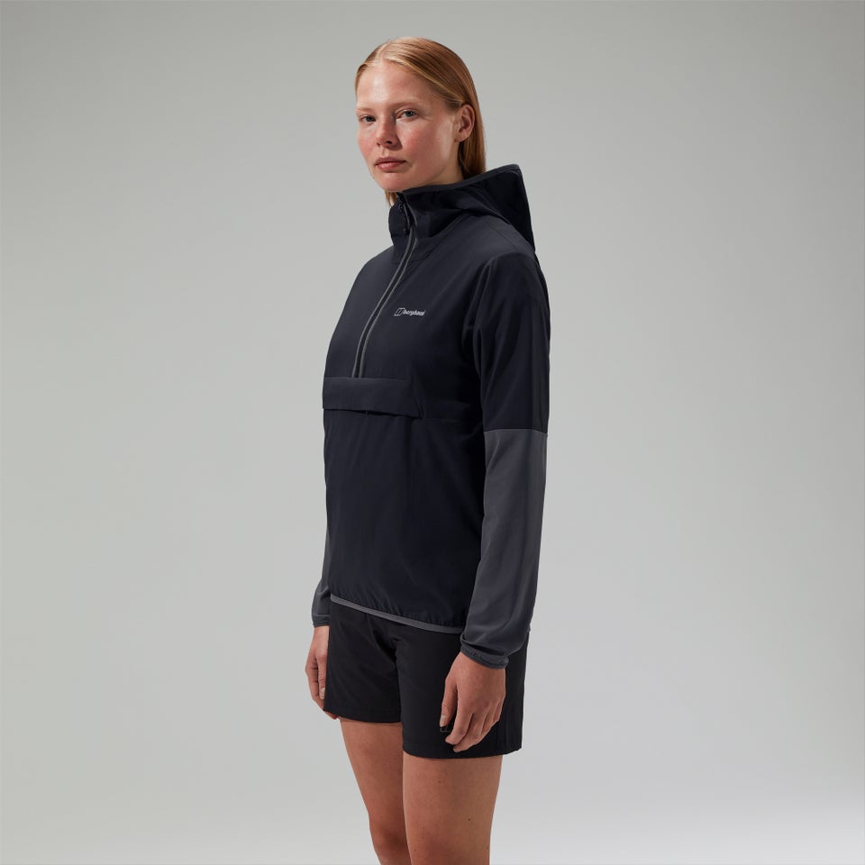 Women's Wandermoor Wind Smock Black/Grey