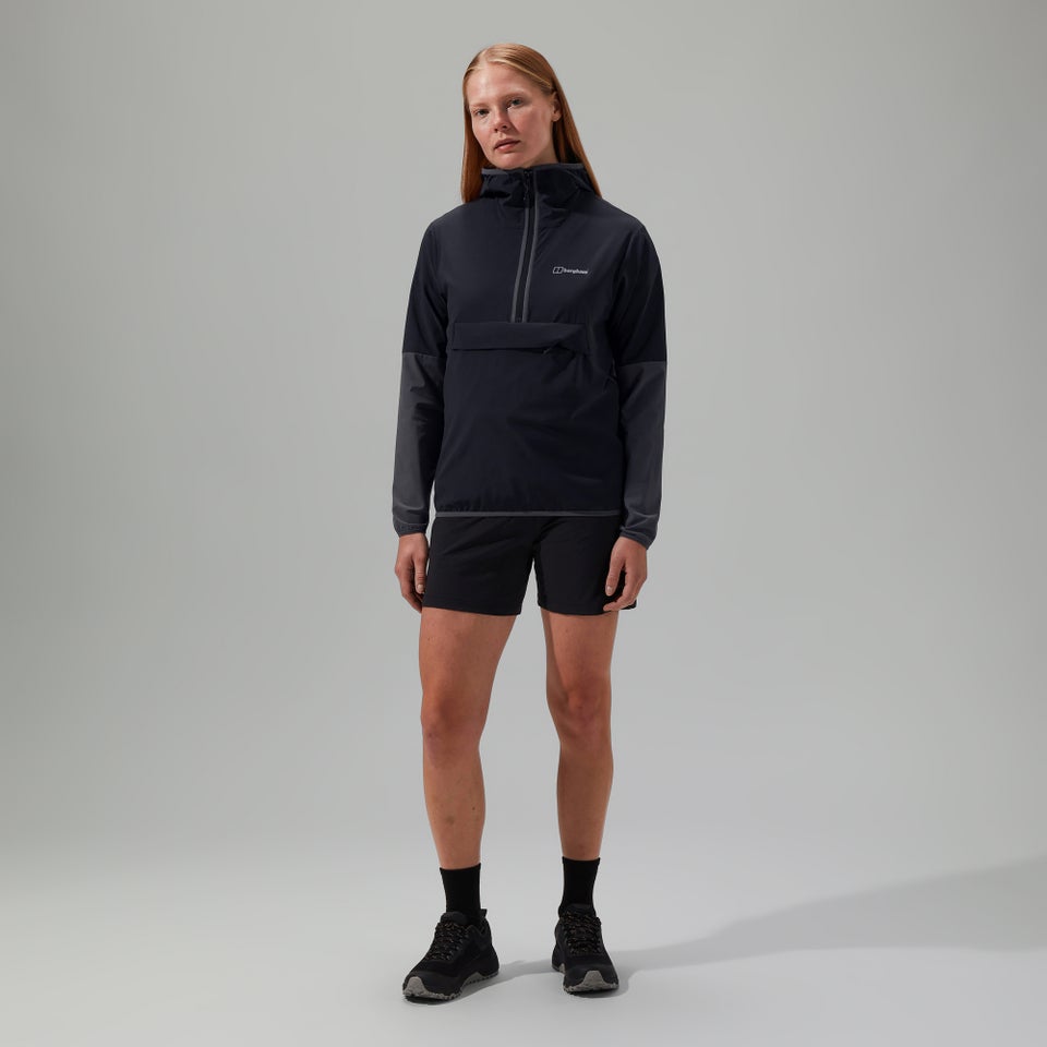 Women's Wandermoor Wind Smock Black/Grey