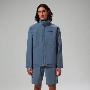 Men's Woodwalk Waterproof Jacket Blue - XS