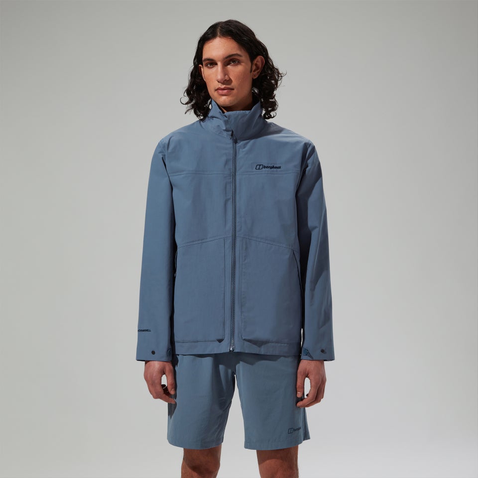 Men's Woodwalk Waterproof Jacket Blue