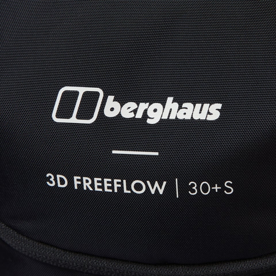 Unisex 3D Freeflow 30+5L S Rucksack Grau/Schwarz