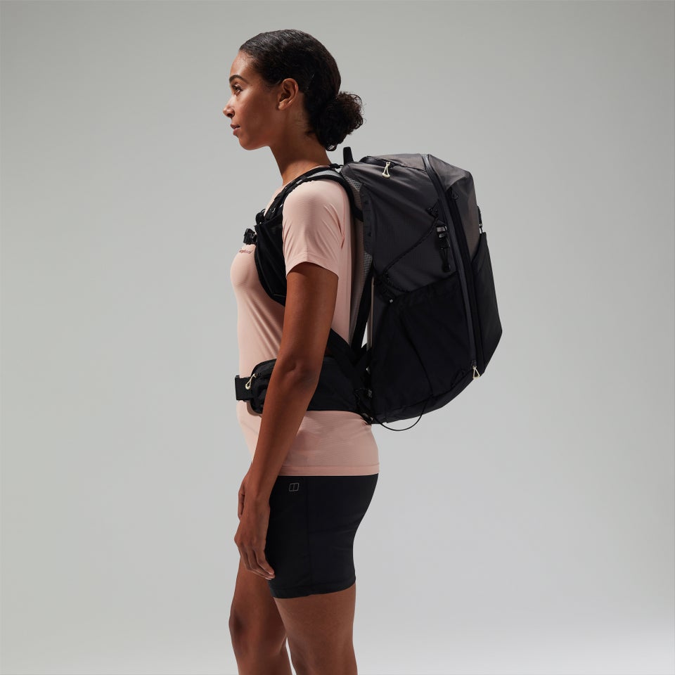 Unisex 3D Freeflow 30+5L S Rucksack Grau/Schwarz