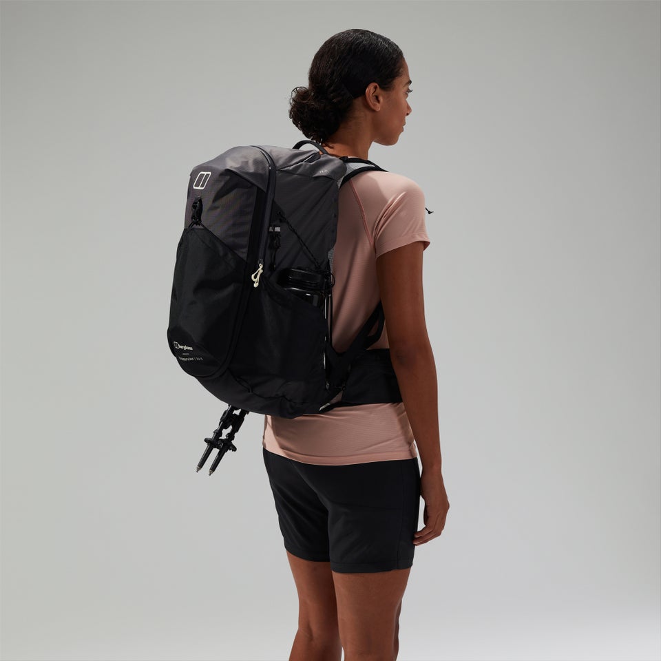 Unisex 3D Freeflow 30+5L S Rucksack Grau/Schwarz