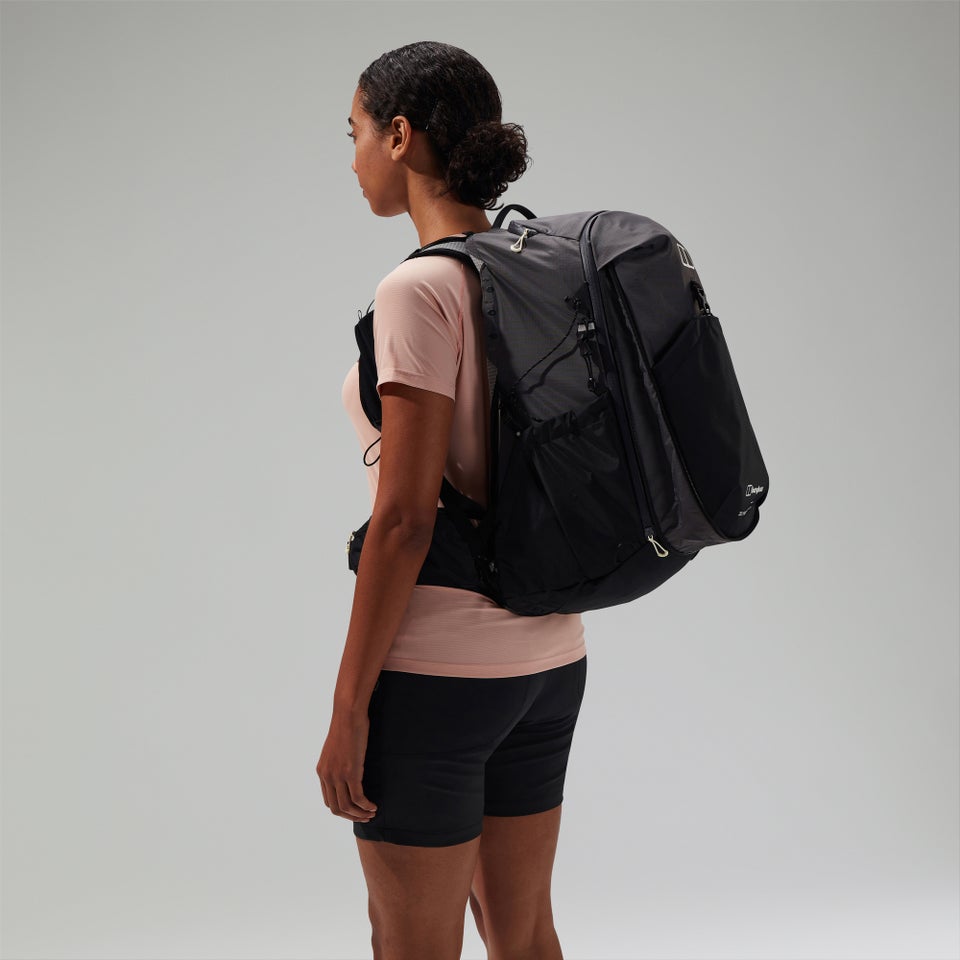 Unisex 3D Freeflow 30+5L S Rucksack Grau/Schwarz