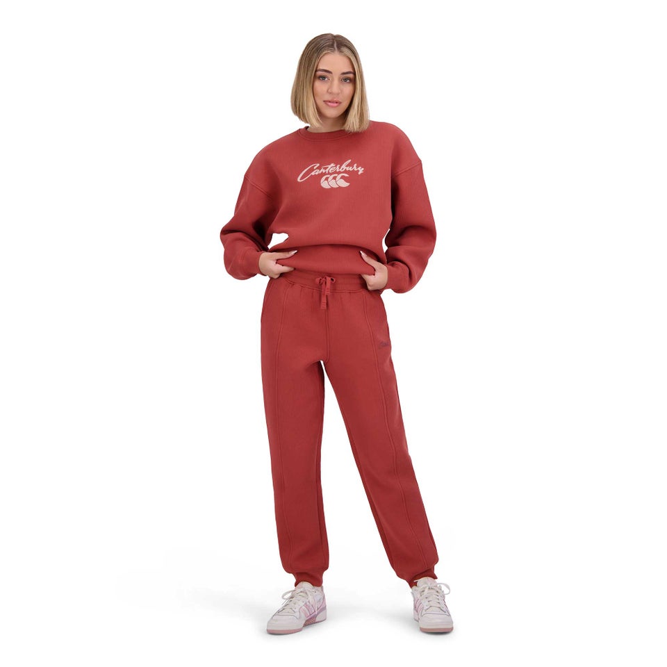 Womens Scene-Set Trackpant Marsala