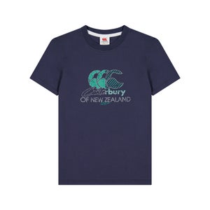JUNIOR UNISEX CLASH T-SHIRT BLUE - AGE 14
