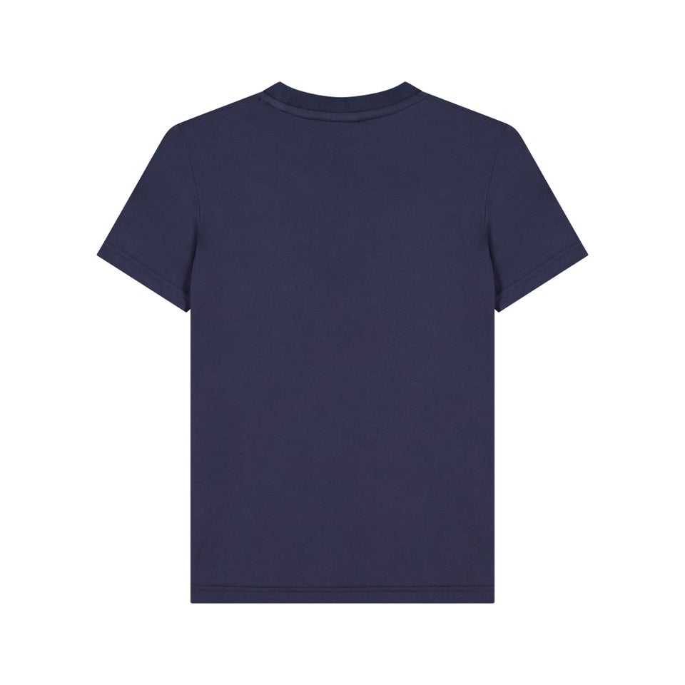 Junior Unisex Clash T-Shirt Blue