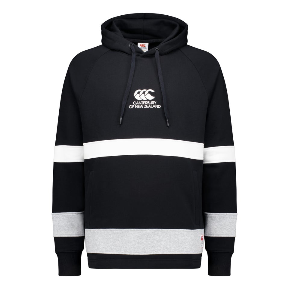 CANTERBURY M LEGENDS RAGLAN HOODIE AM BLACK