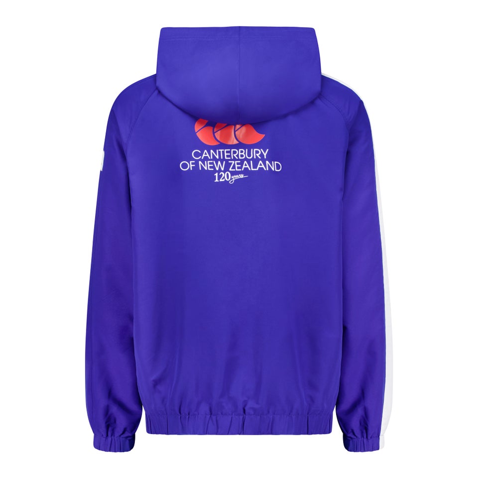 CANTERBURY M LEGENDS WVN 1/4 ZIP JACKET AM BLUE