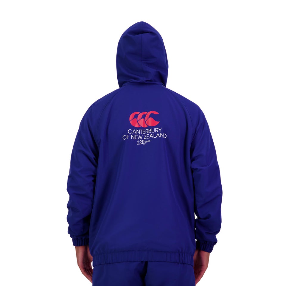 CANTERBURY M LEGENDS WVN 1/4 ZIP JACKET AM BLUE