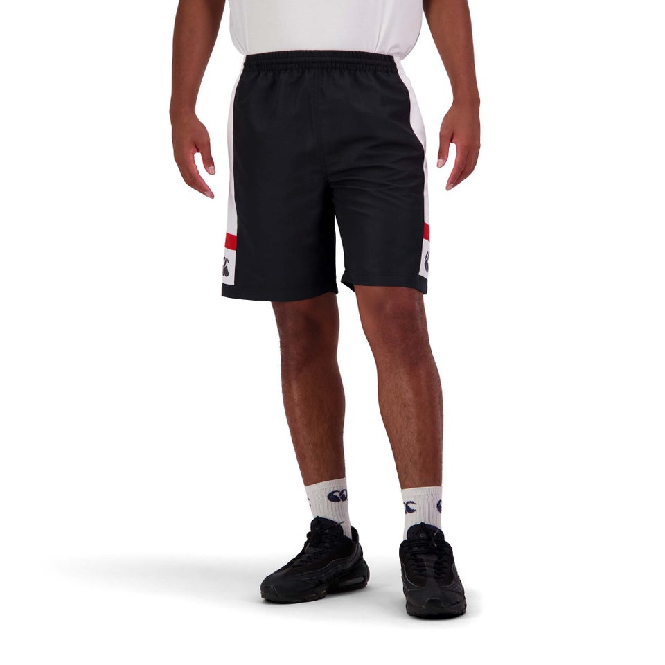 CANTERBURY M LEGENDS PANEL SHORT AM FLAG RED