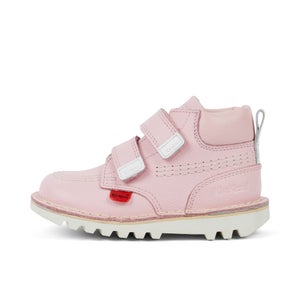 Infant Unisex Kick Hi Roll Leather Light Pink