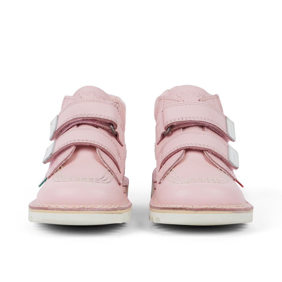 Infant Unisex Kick Hi Roll Leather Light Pink