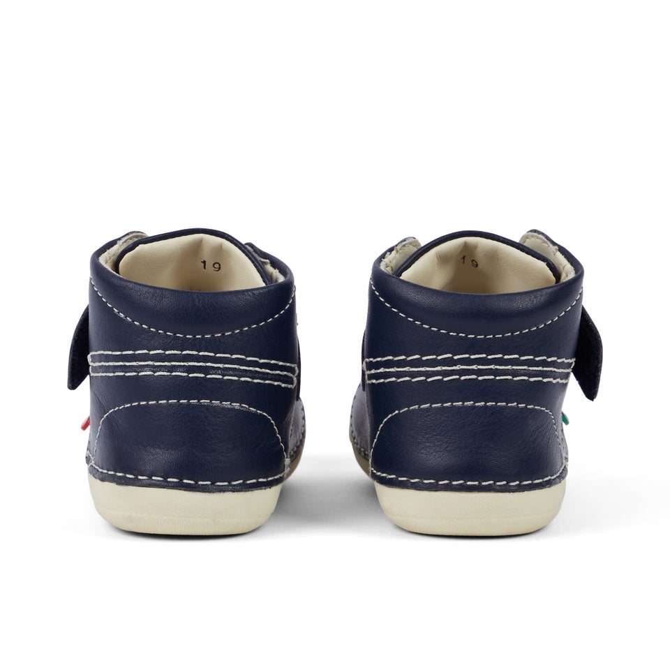Baby Unisex Softer Hi Baby Leather Navy