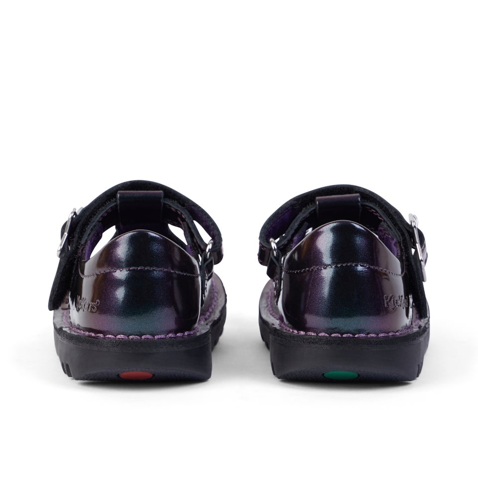 Infant Girl's Kick T-Bar Galactic Patent Leather Purple