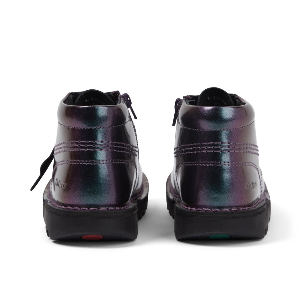 Infant Girl's Kick Hi Galactic Patent Leather Purple