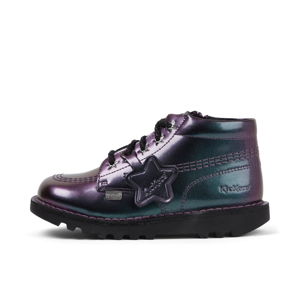 Infant Girl's Kick Hi Galactic Patent Leather Purple