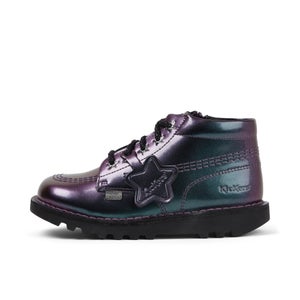 Infant Girl's Kick Hi Galactic Patent Leather Purple