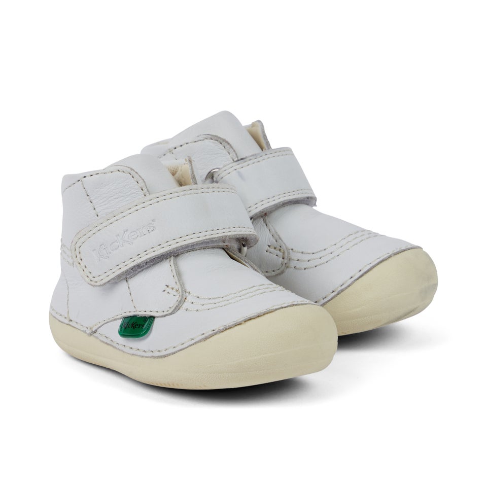 Baby Unisex Softer Hi Baby Leather White