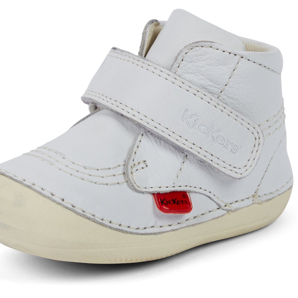 Baby Unisex Softer Hi Baby Leather White