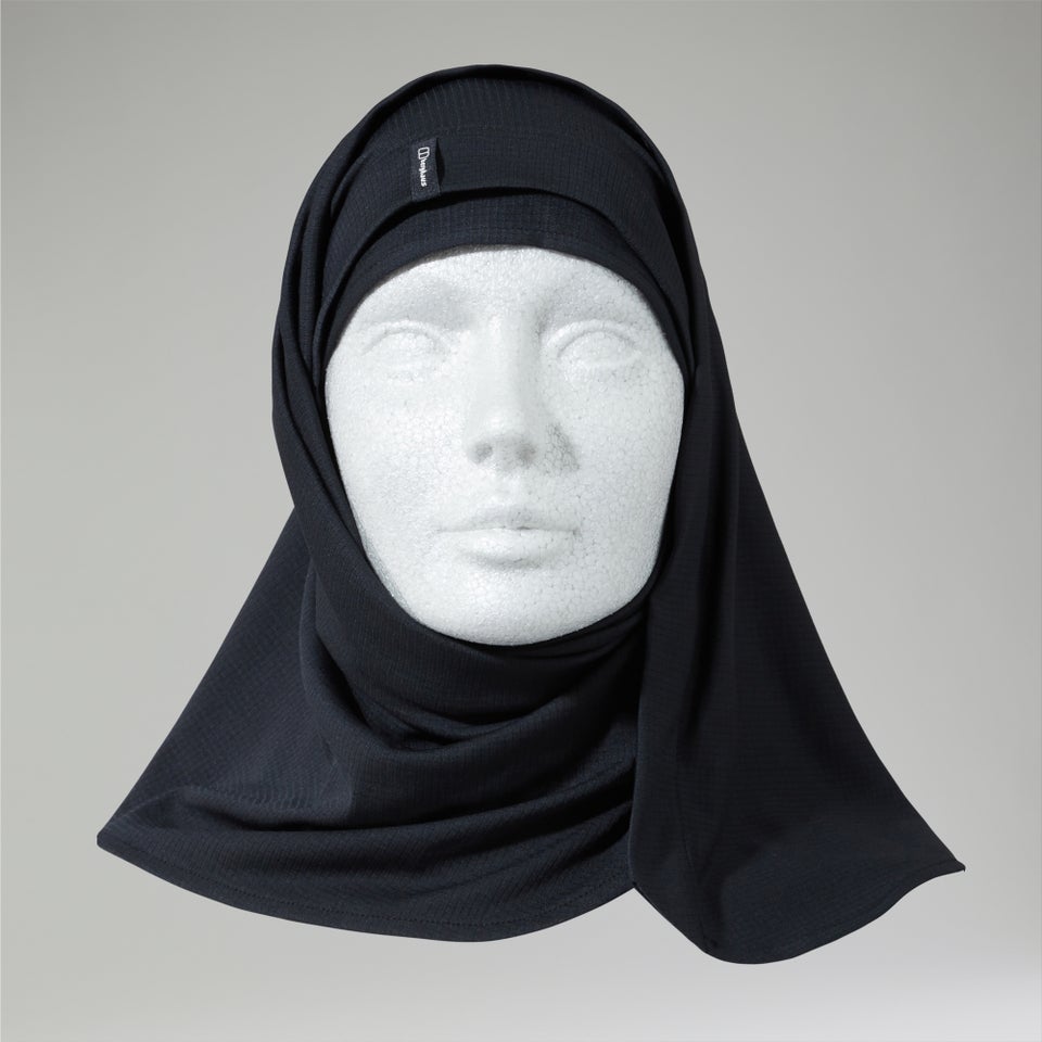 Damen Hijab Schwarz - Schwarz
