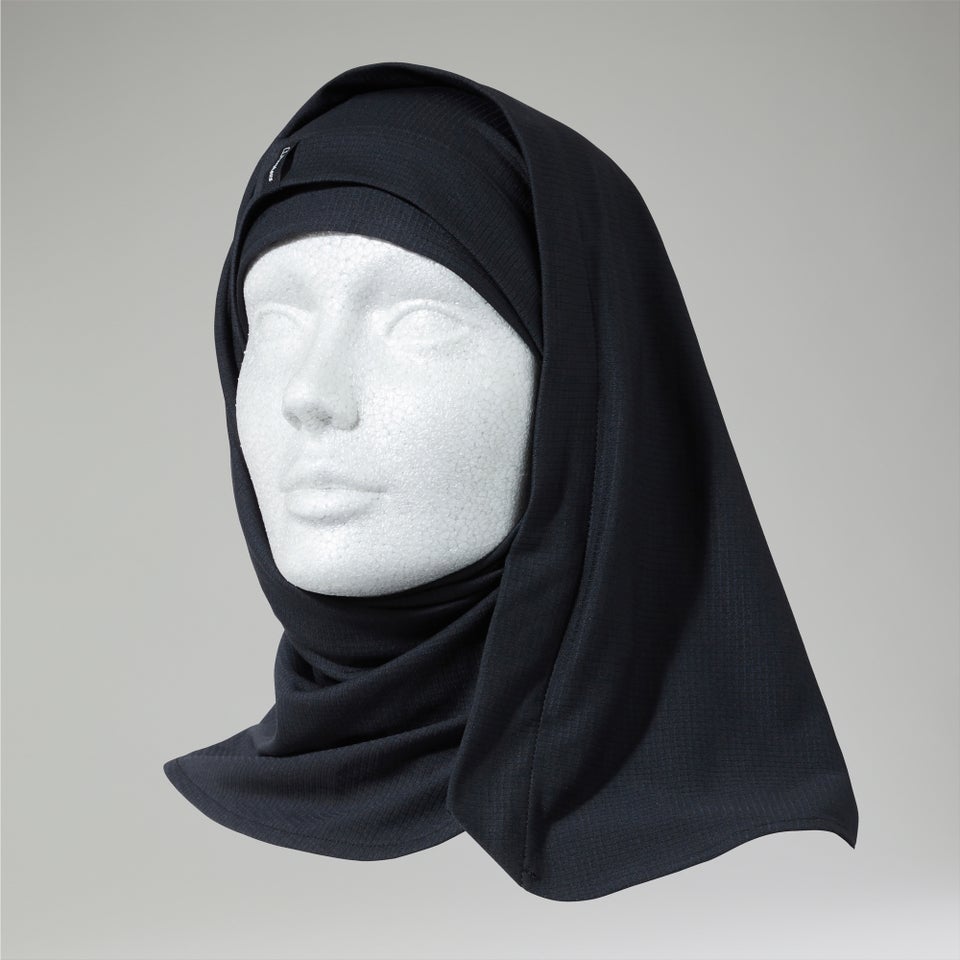 Damen Hijab Schwarz - Schwarz