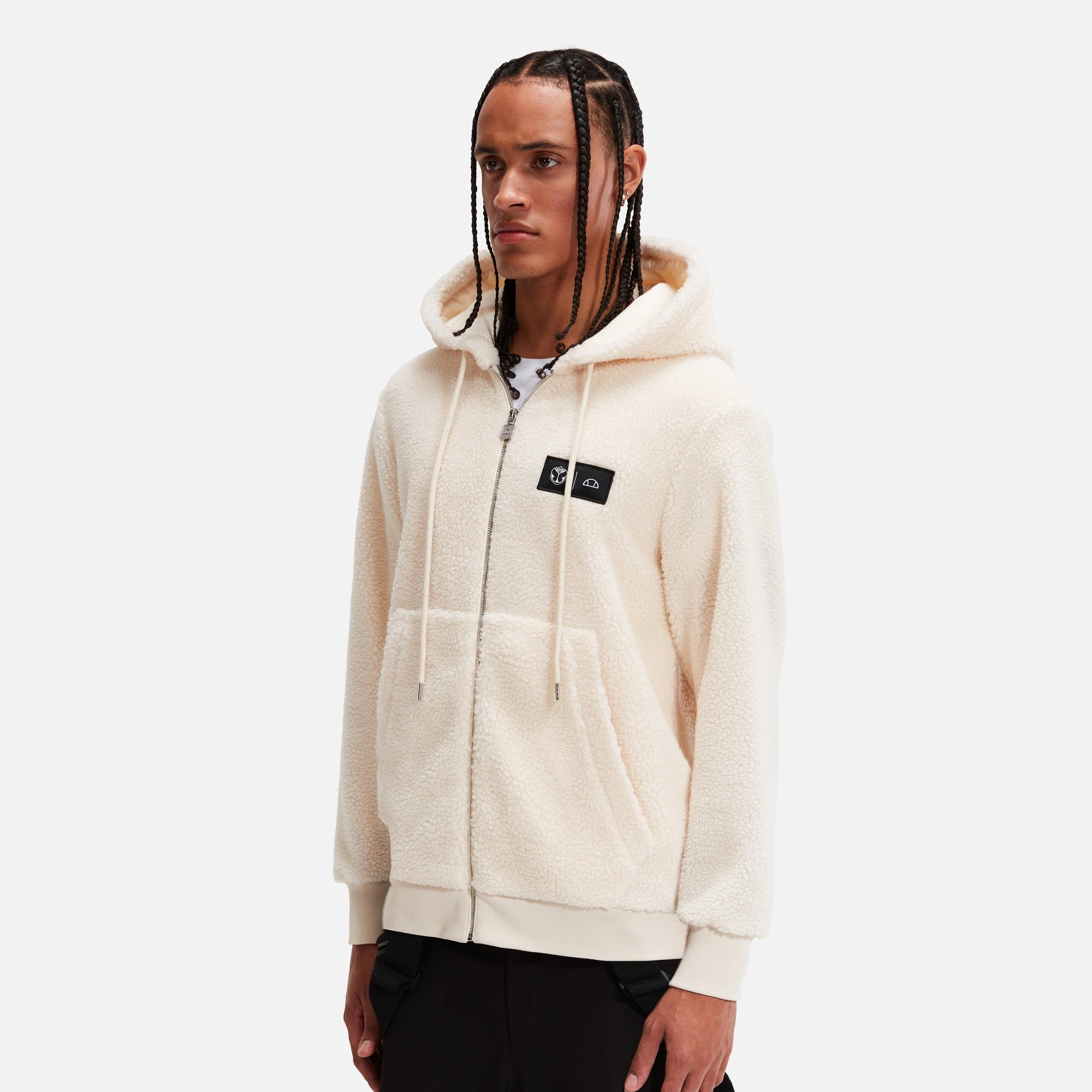 Tomorrowland X ellesse Fleece Hoodie Cream | ellesse UK