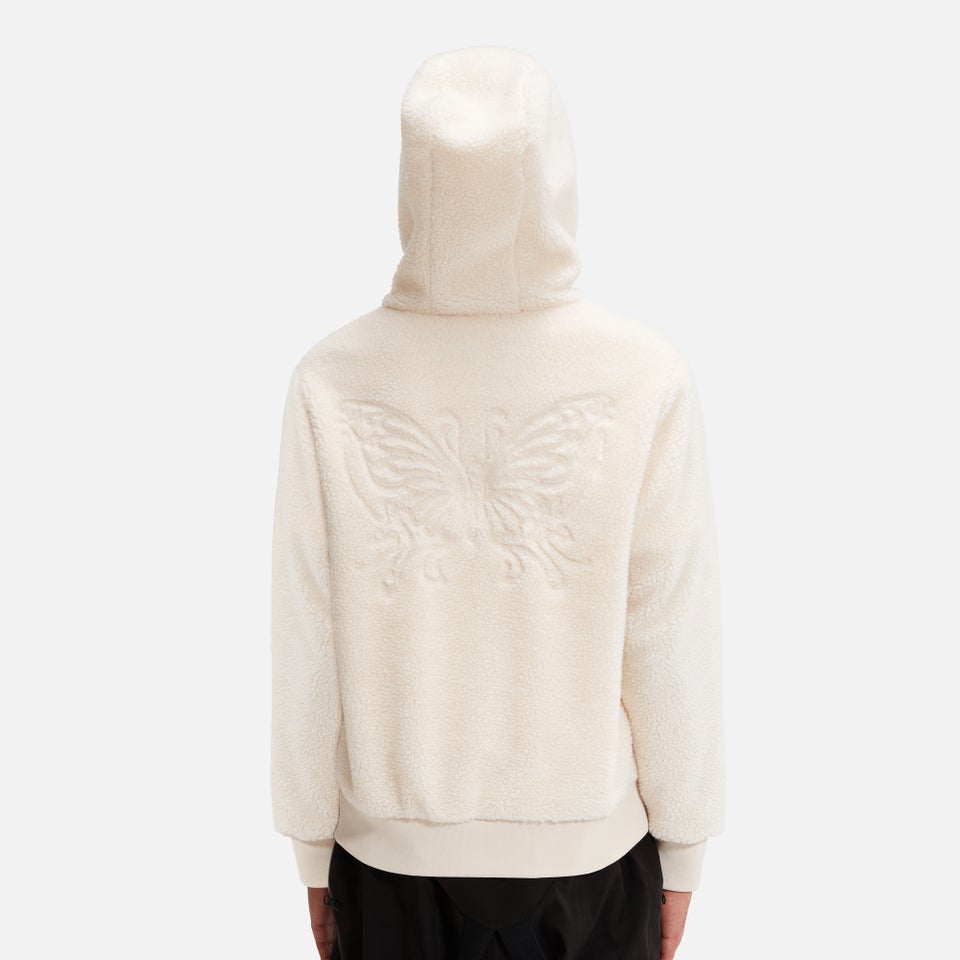 Tomorrowland X ellesse Fleece Hoodie Cream