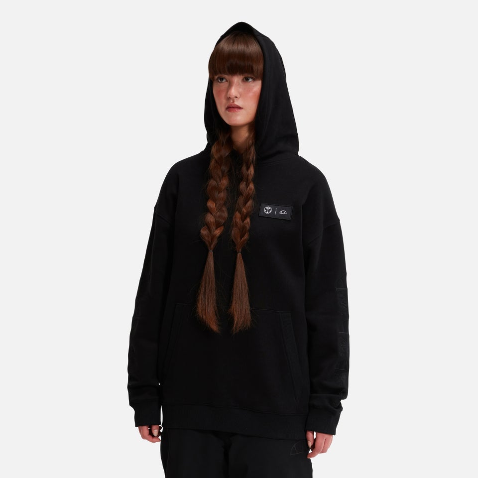 Tomorrowland X ellesse Kapuzenpullover Schwarz