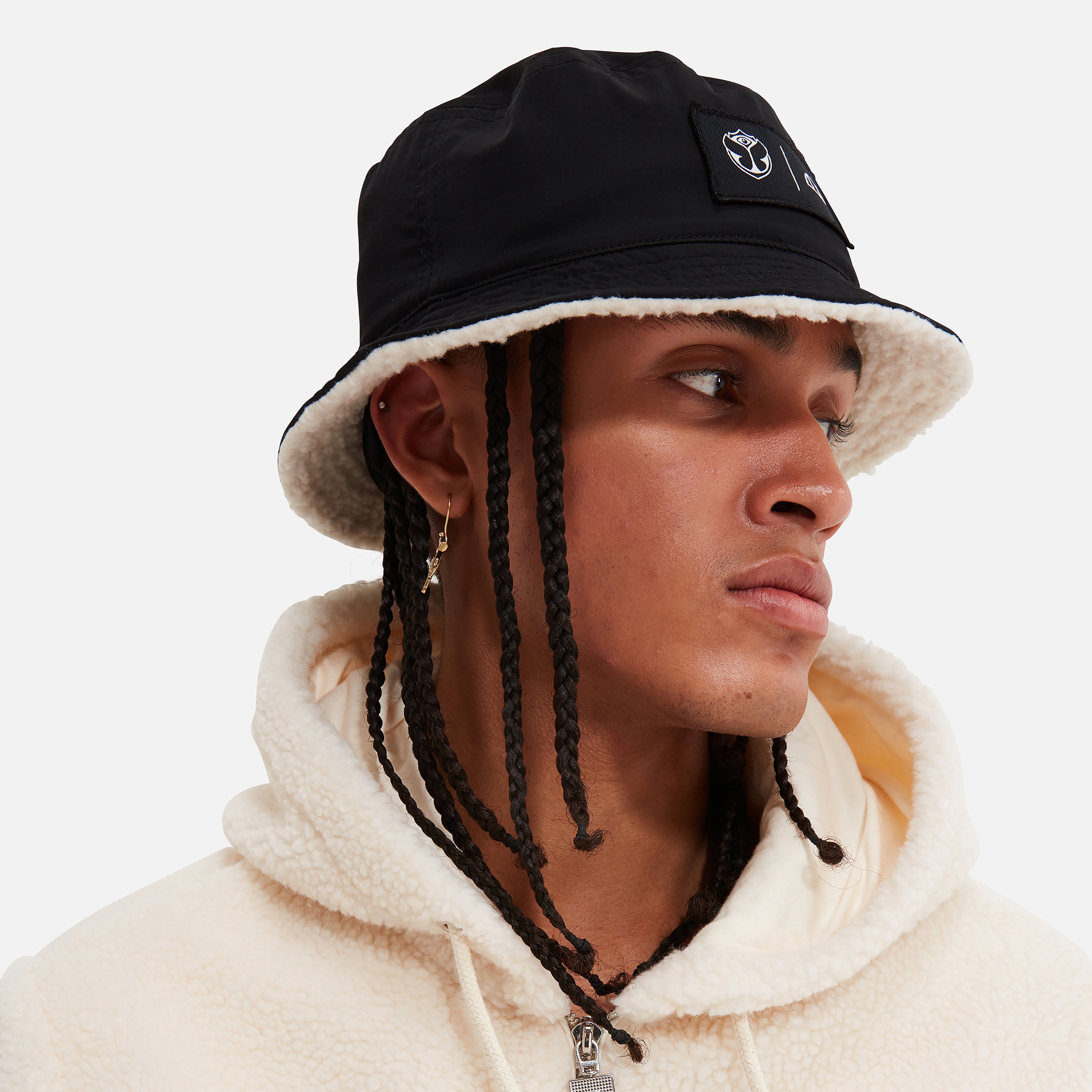 Tomorrowland X ellesse Bucket Hat Black/Cream | ellesse UK