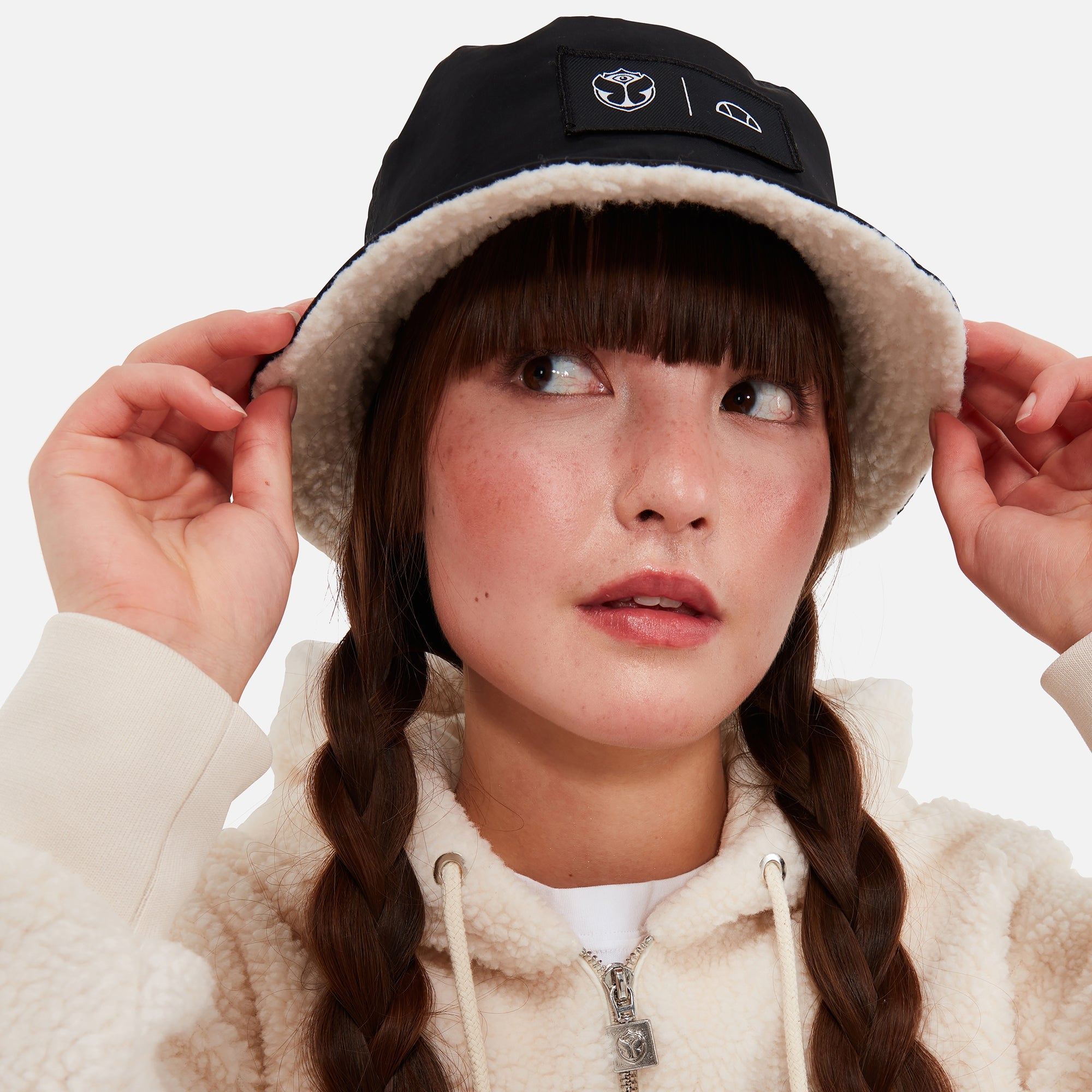 Tomorrowland X ellesse Bucket Hat Black/Cream | ellesse UK