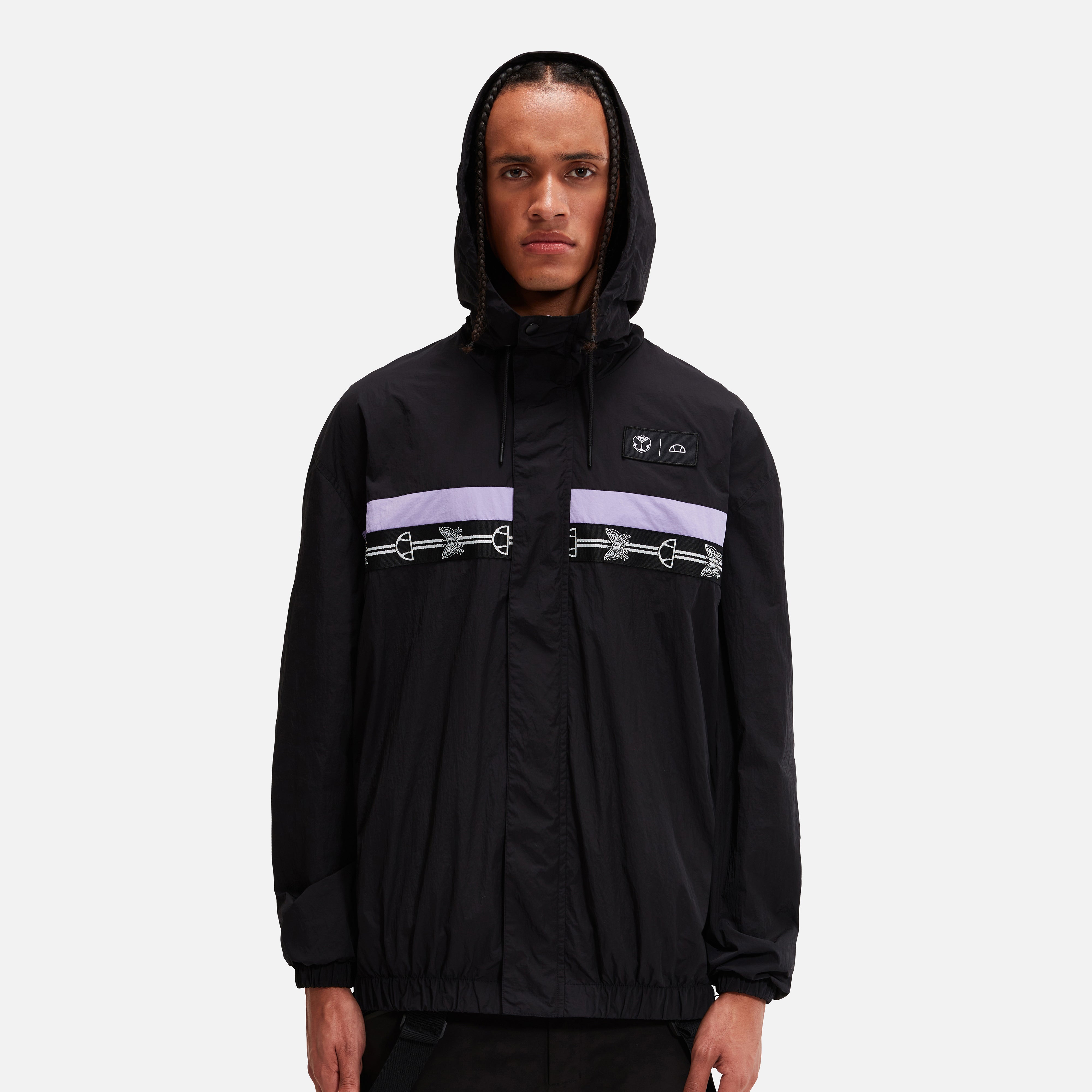 ellesse ブラックスキーウェア サスペンダー付き Men's Tomorrowland X ellesse Track Top Black | ellesse UK