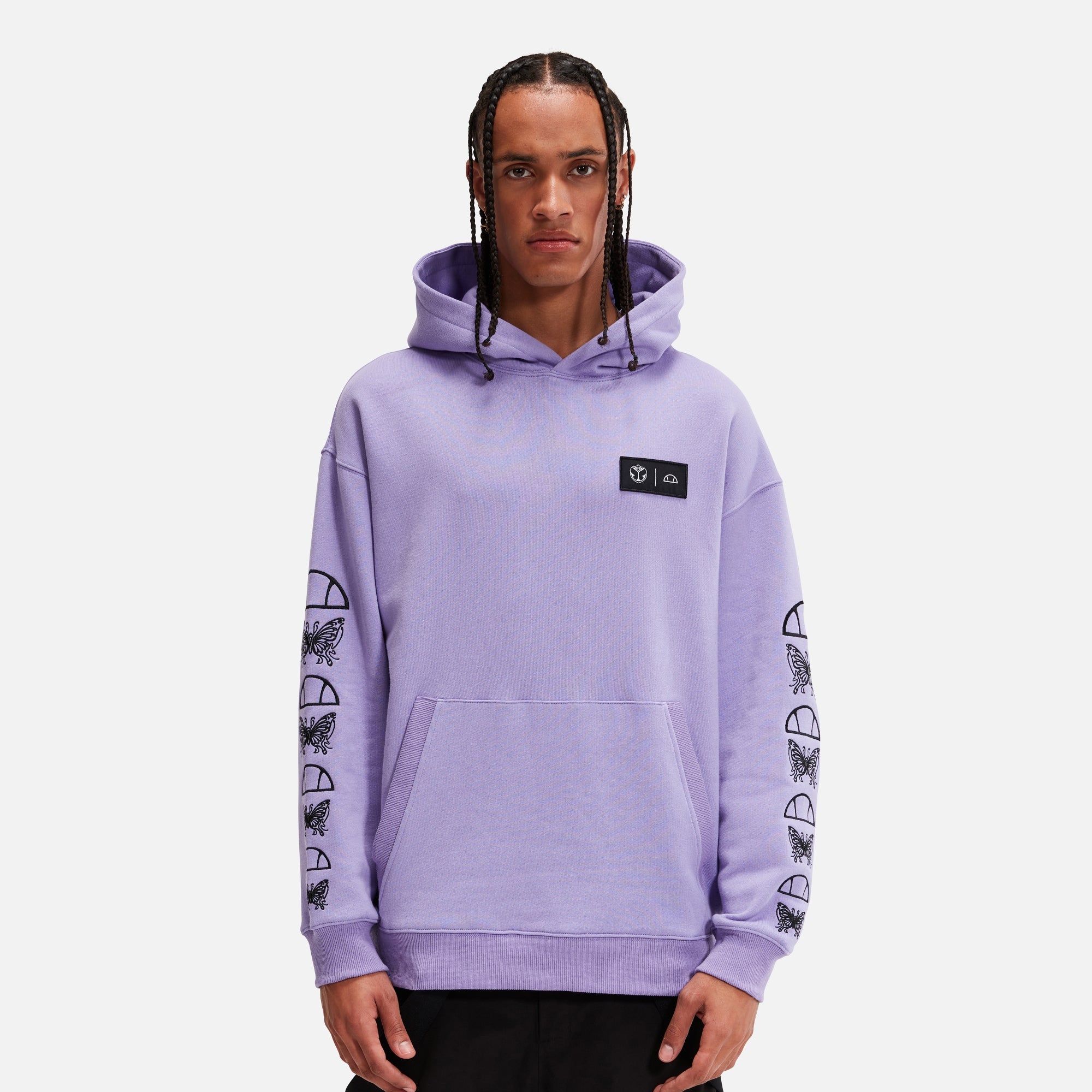 Tomorrowland X ellesse Hoodie Purple | ellesse UK