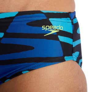 Caleçon boxeur ajusté boxeur ajusté Disco Boom pour hommes, bleu