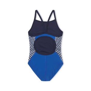 Girl's Propel Back One Piece Navy