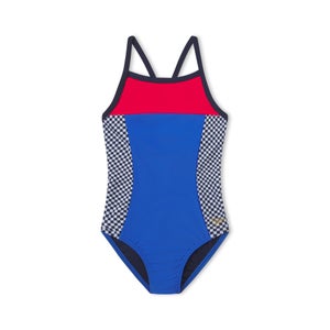 Girl's Propel Back One Piece Navy