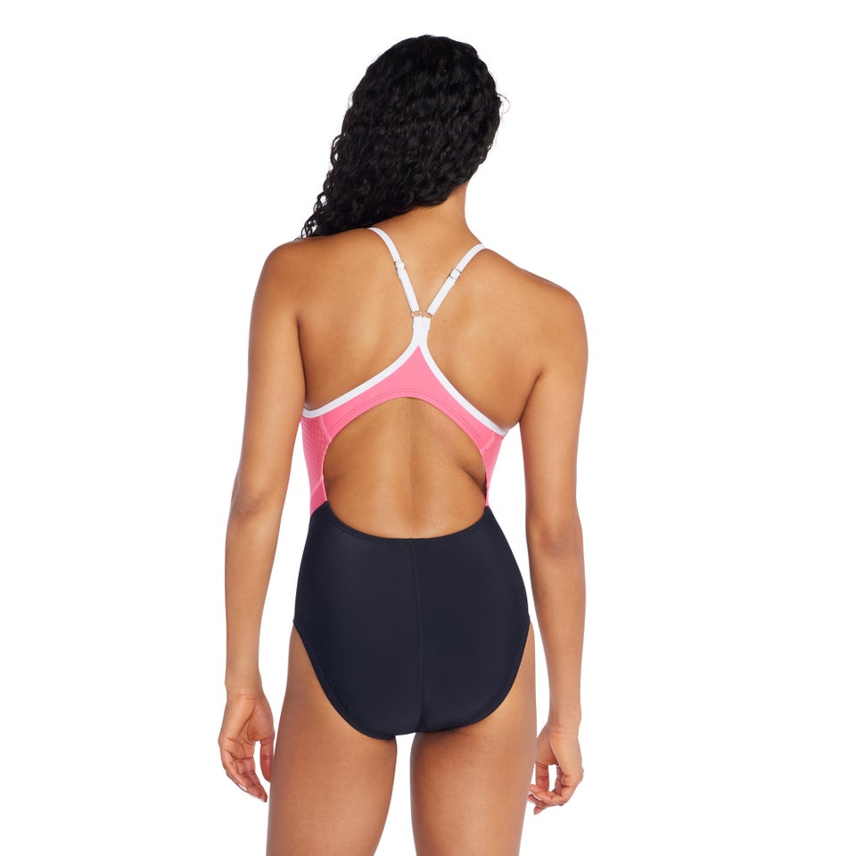 Women's Thin Strap Quantum One Piece Black