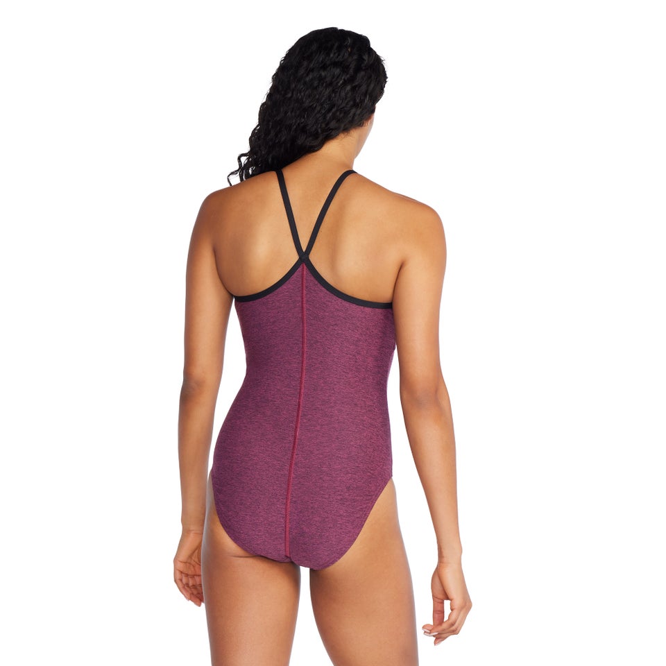 Women's Heather Closed Back W/Hydrobra Pink