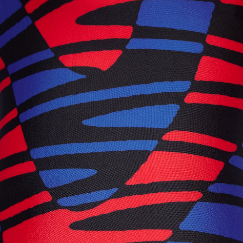 Women's Disco Boom Flyback One Piece Blue/Red